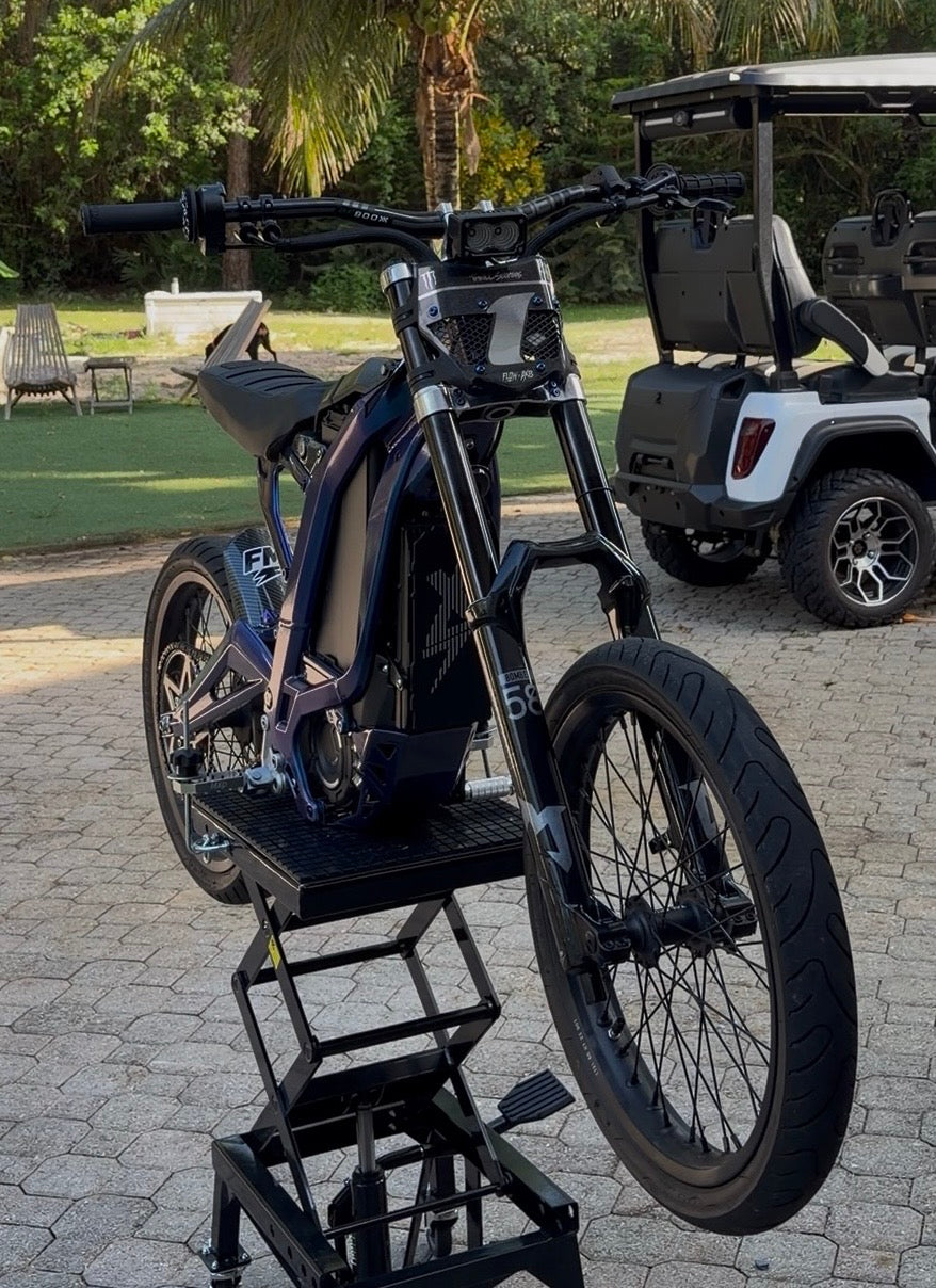 Surron LBX/LBS Full Titanium Bolt Kit- bike view