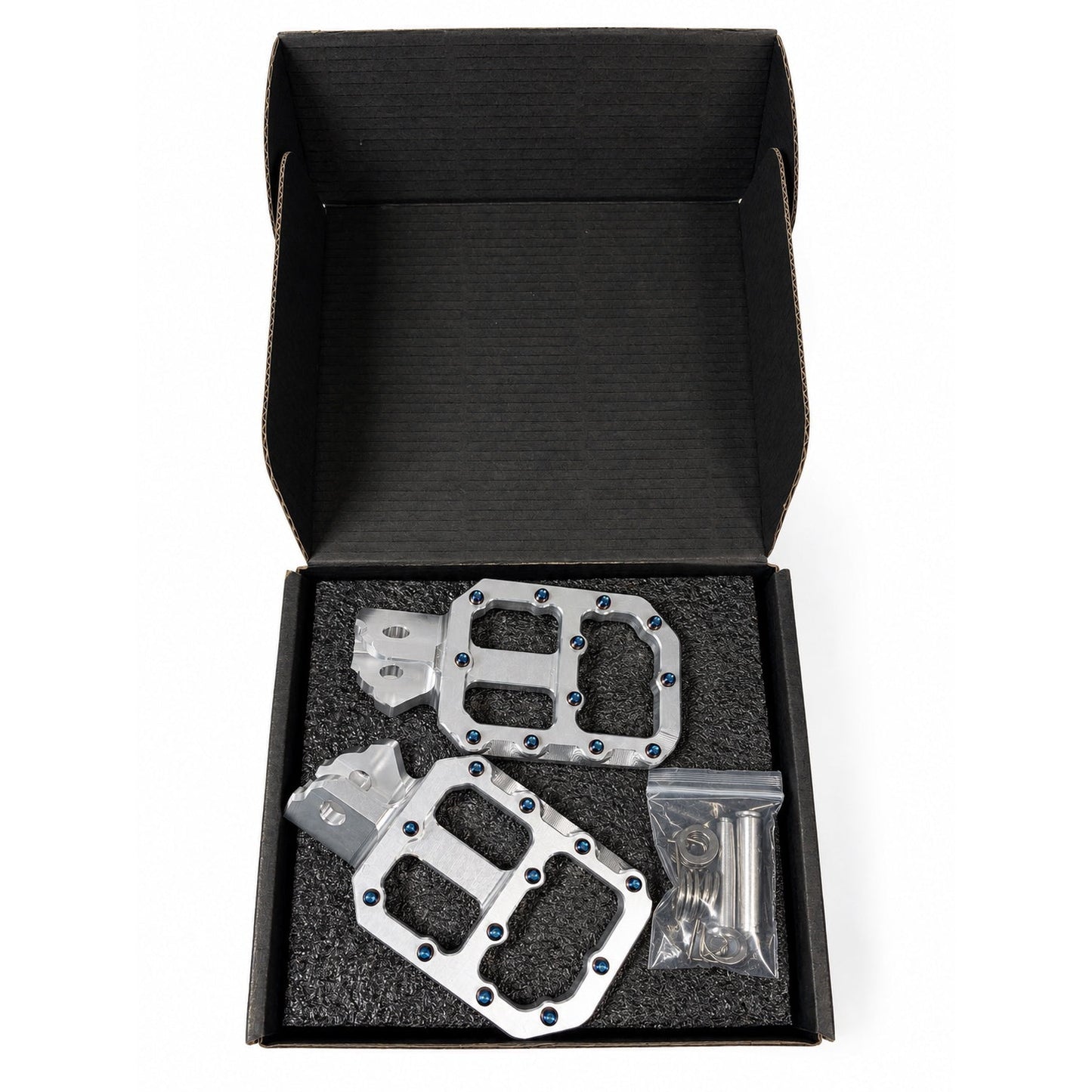 Mini E-Moto Titanium Footpegs With Installation Kit