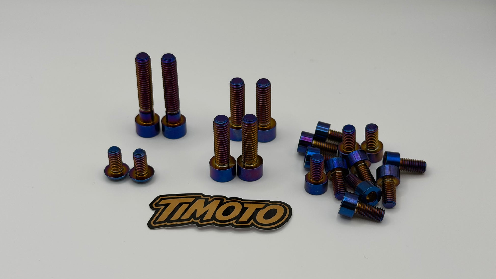 close up of v2 ridstar titanium bolt kit