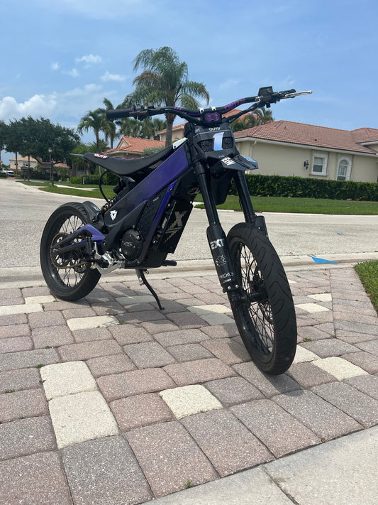 Talaria x3/x3 Pro Full Titanium Bolt Kit-bike view