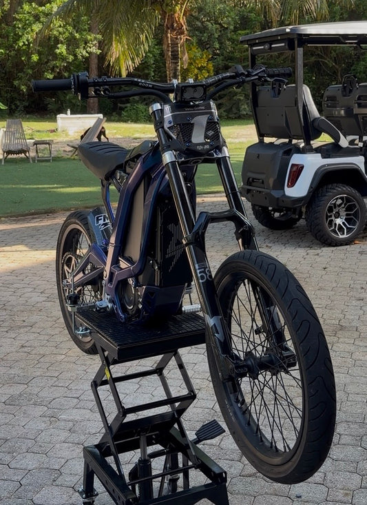 Surron LBX/LBS Full Titanium Bolt Kit- bike view